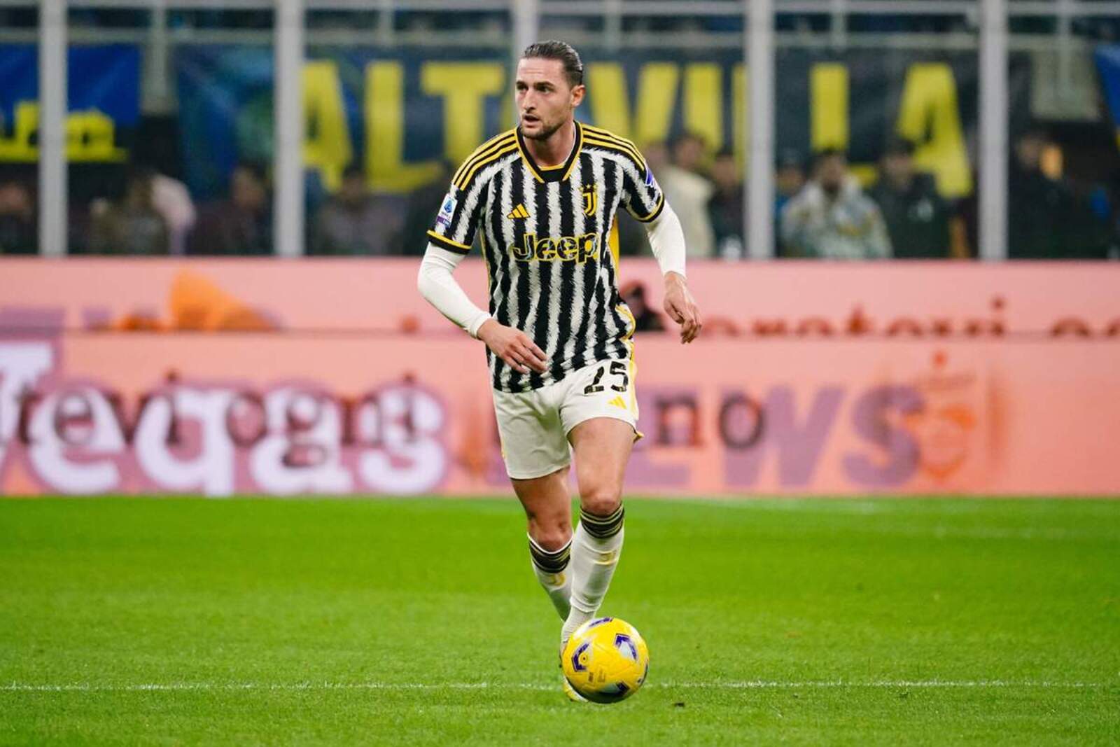 Rabiot en un partido