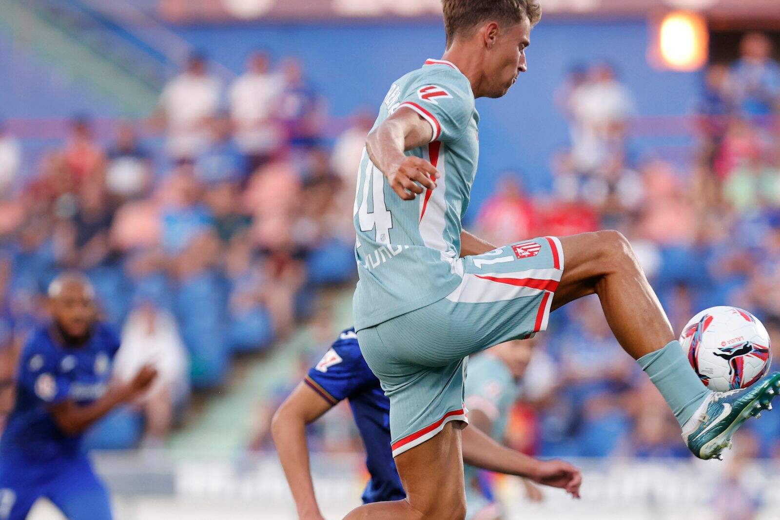 Llorente durante el partido