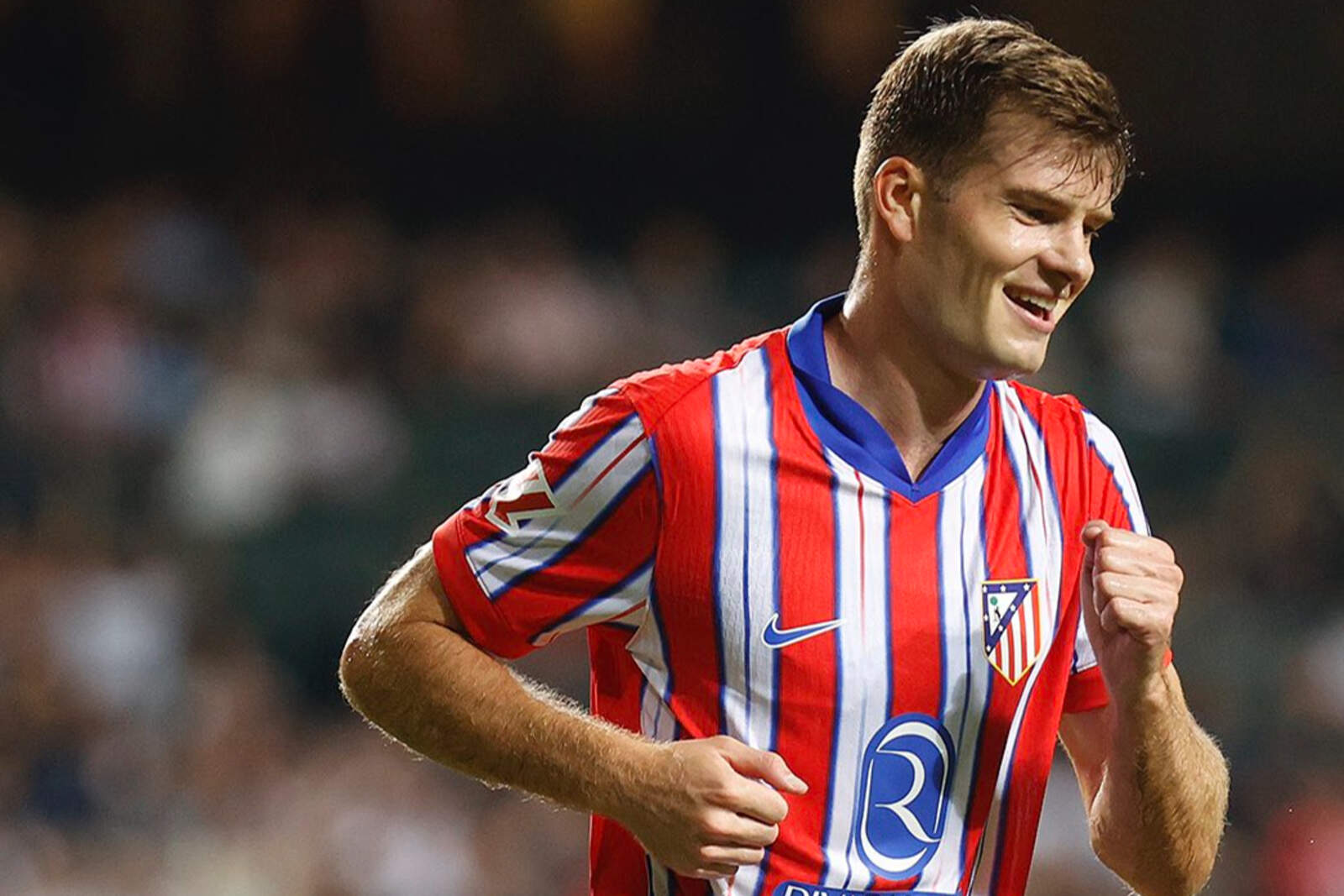 Alexander Sørloth celebrando un gol