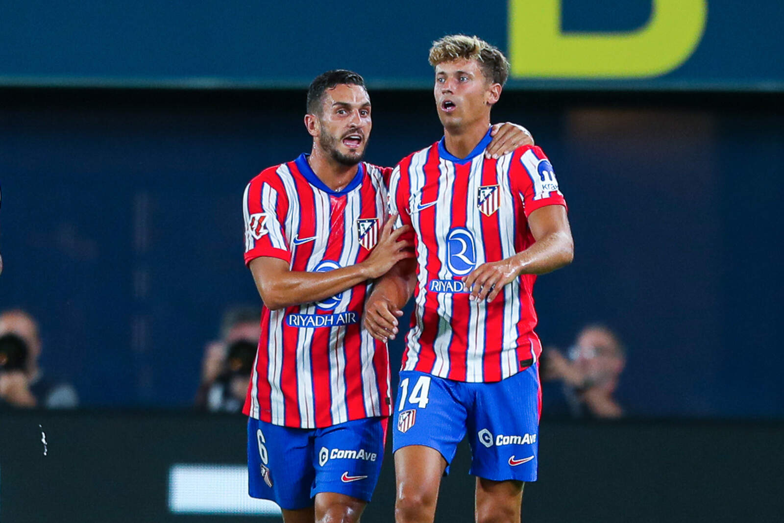 Marcos Llorente en el duelo ante el Villarreal