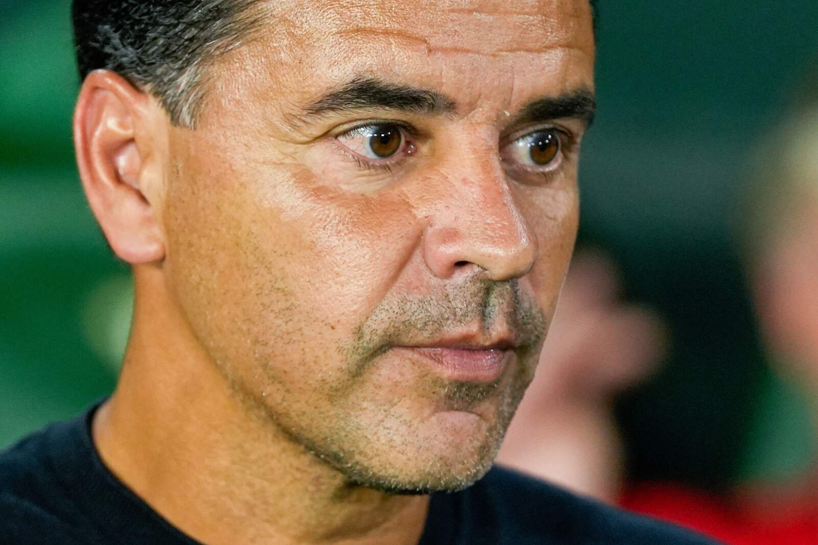 Míchel celebra la victoria ante el Sevilla