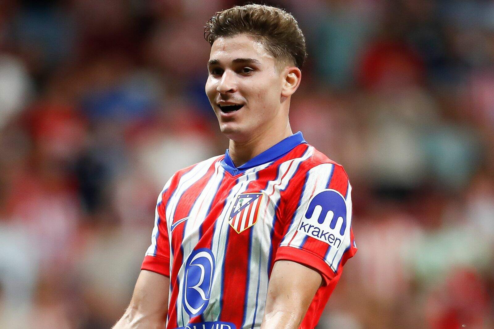 Julián Álvarez con el Atlético de Madrid
