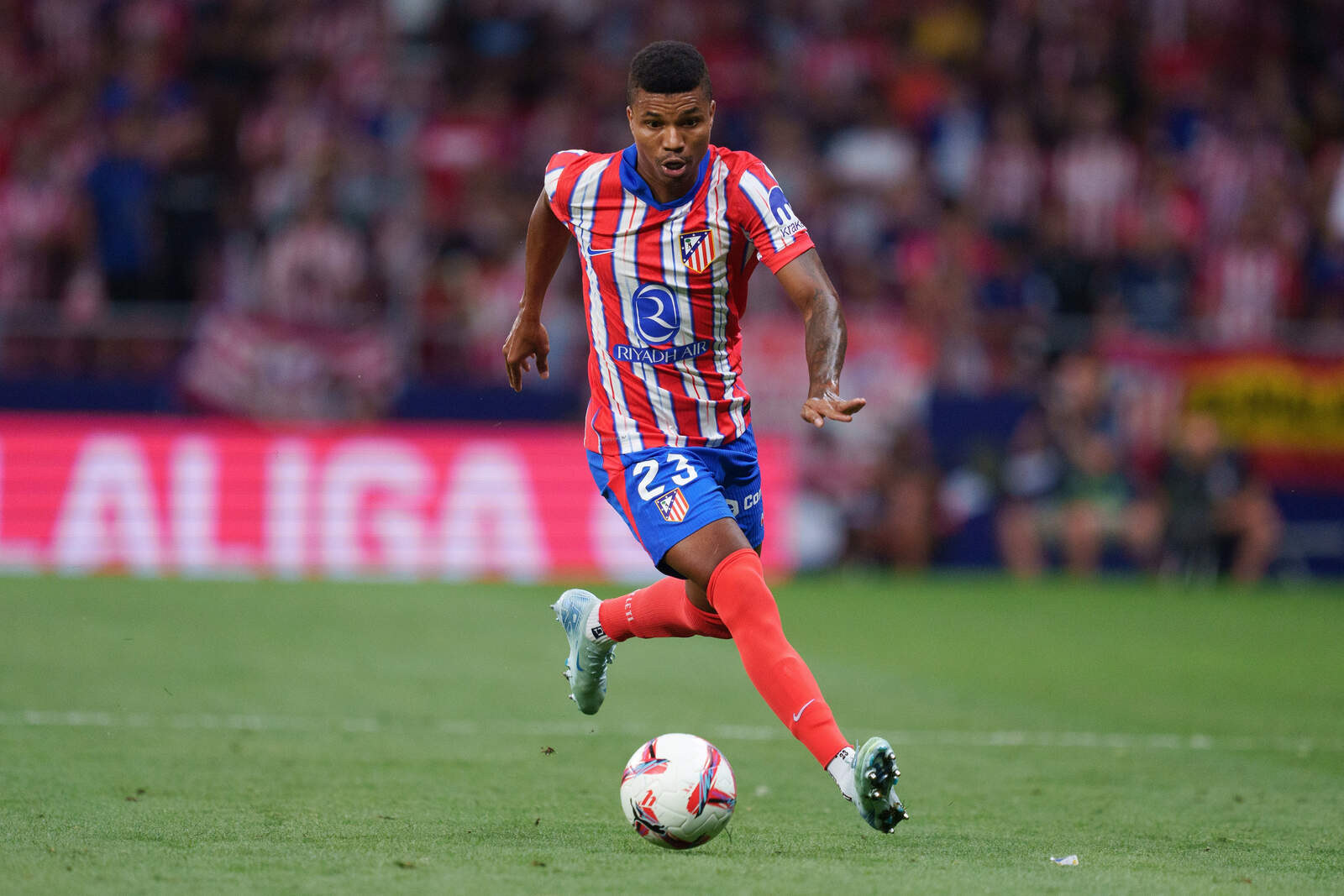 Reinildo en un encuentro de LaLiga