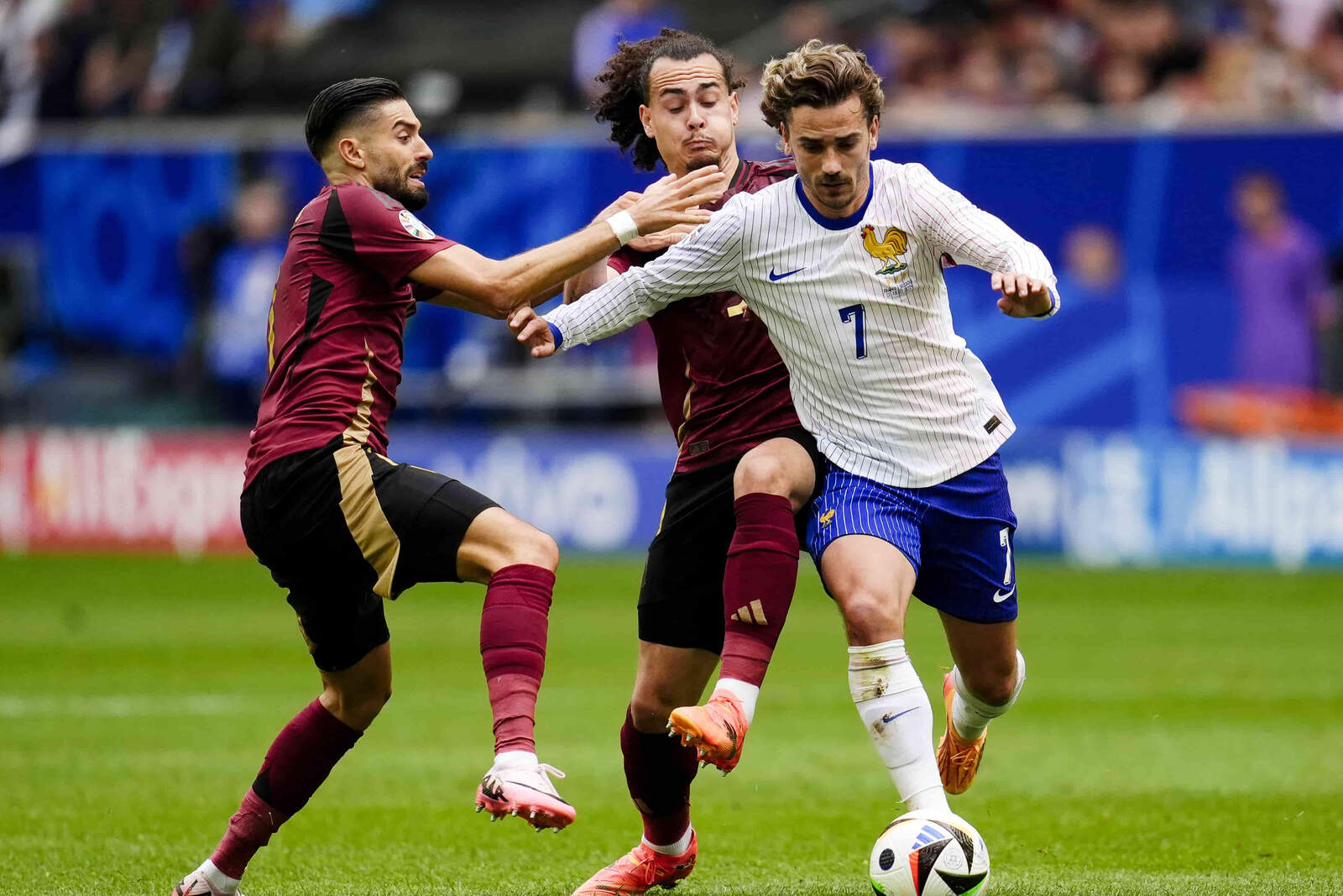 Antoine Griezmann ya eliminó a Bélgica de la Eurocopa
