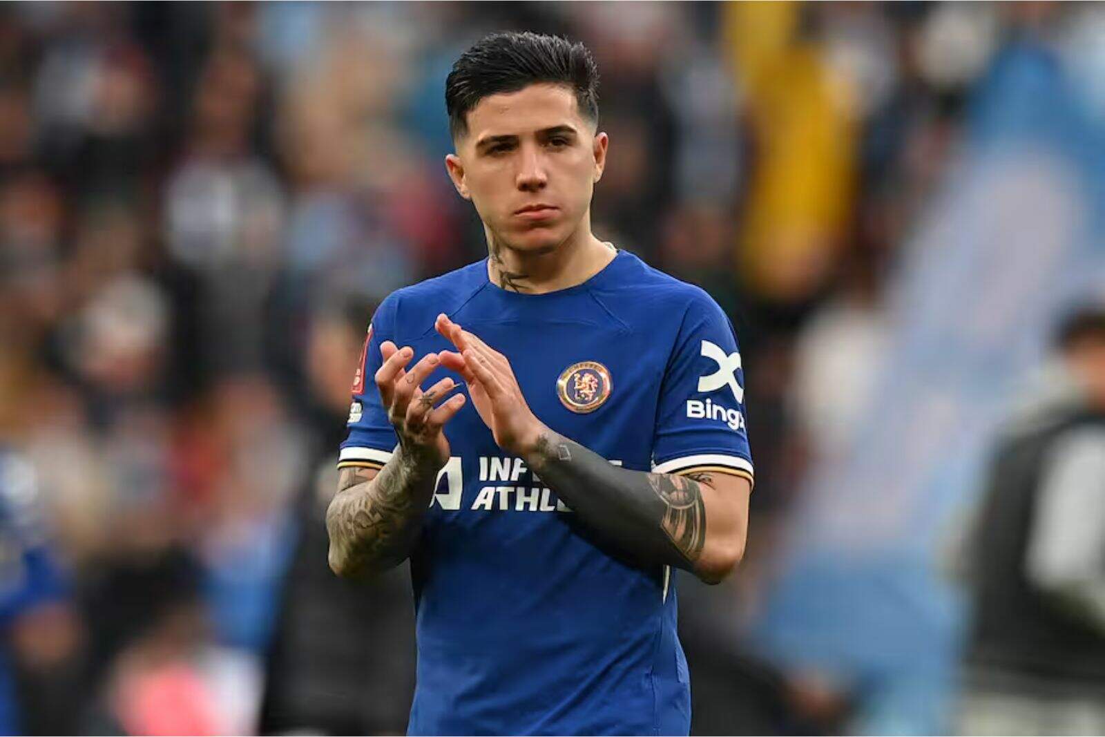 Enzo Fernández con el Chelsea