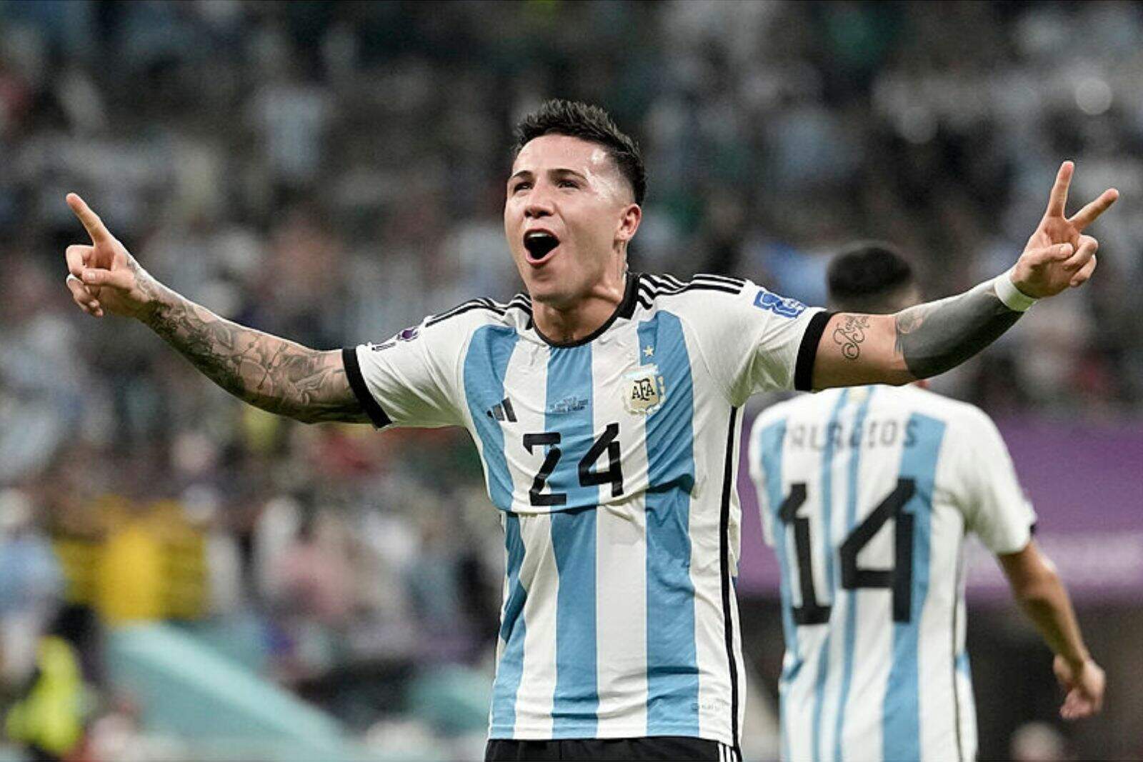 Enzo con Argentina
