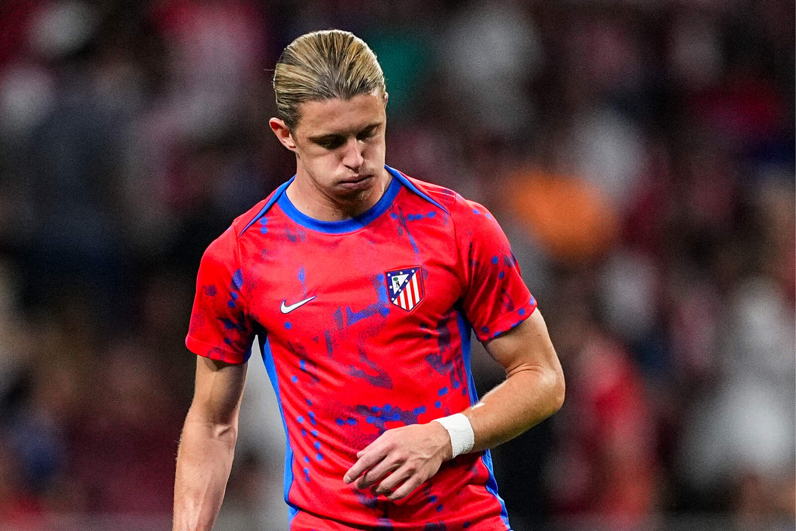 Gallagher en un calentamiento