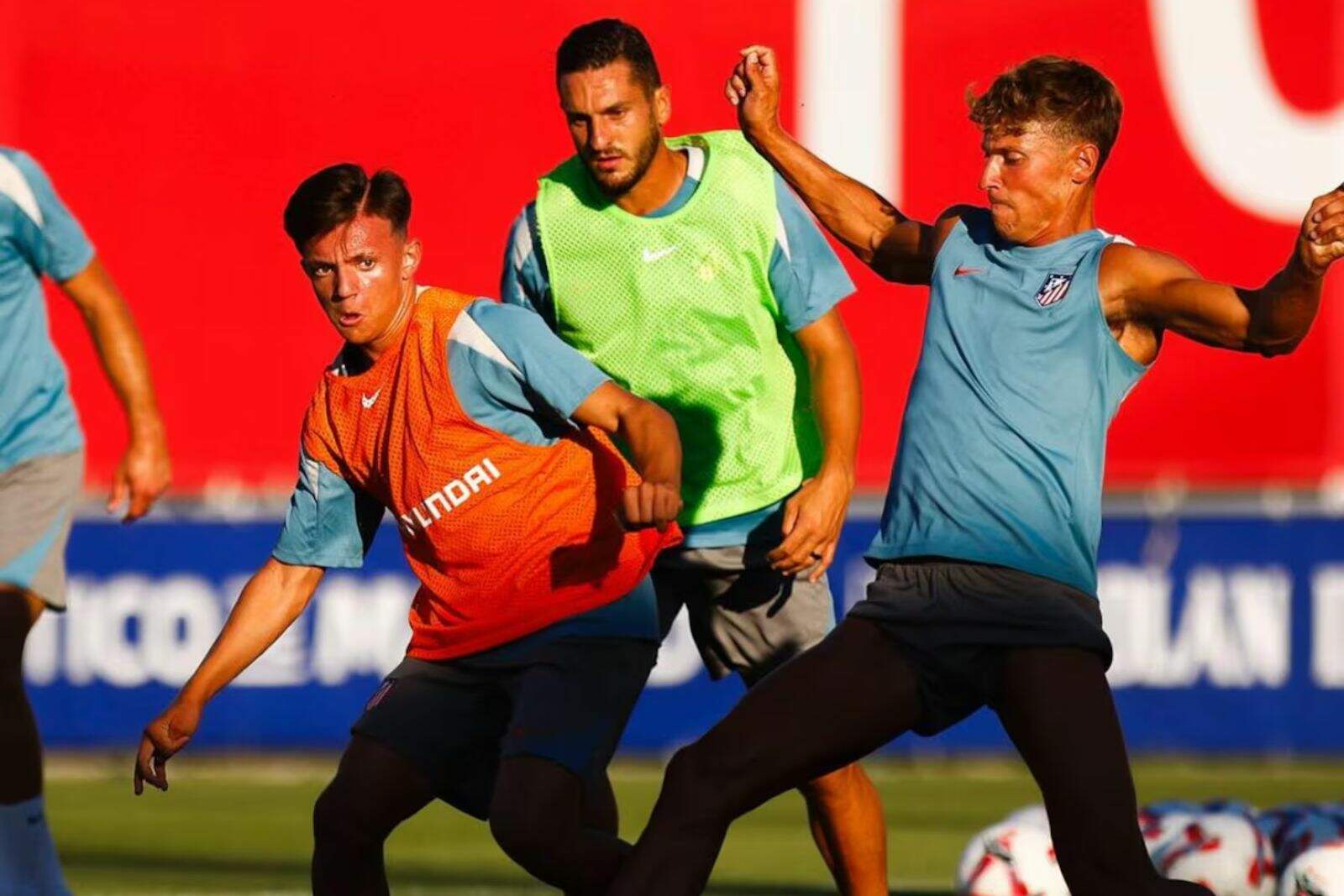 Rubén Gómez entrenando