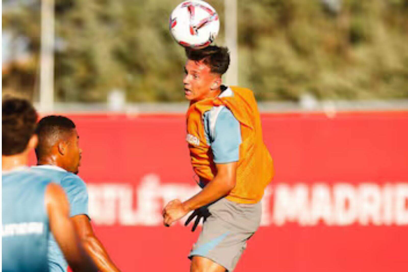 Rubén en un entrenamiento