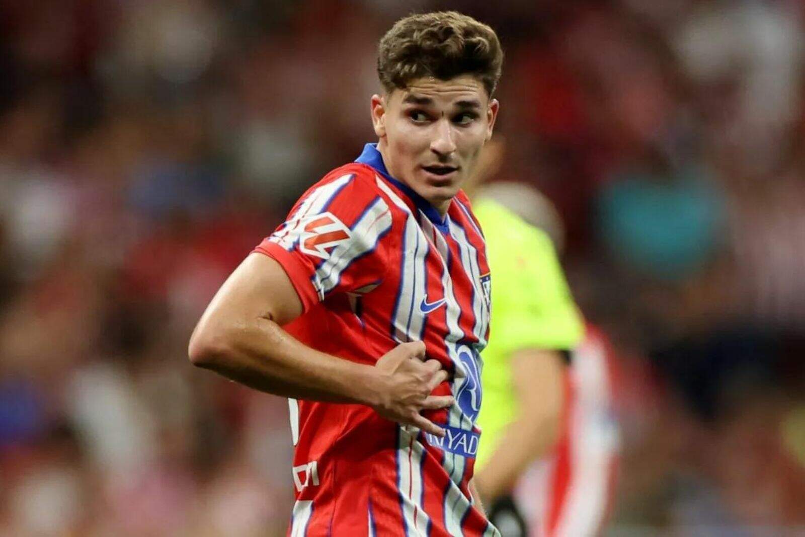 Julián Álvarez con el Atlético de Madrid