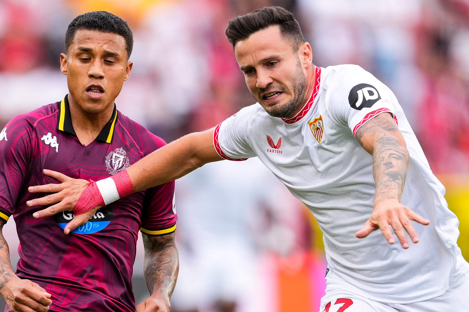 Saúl Ñíguez con el Sevilla