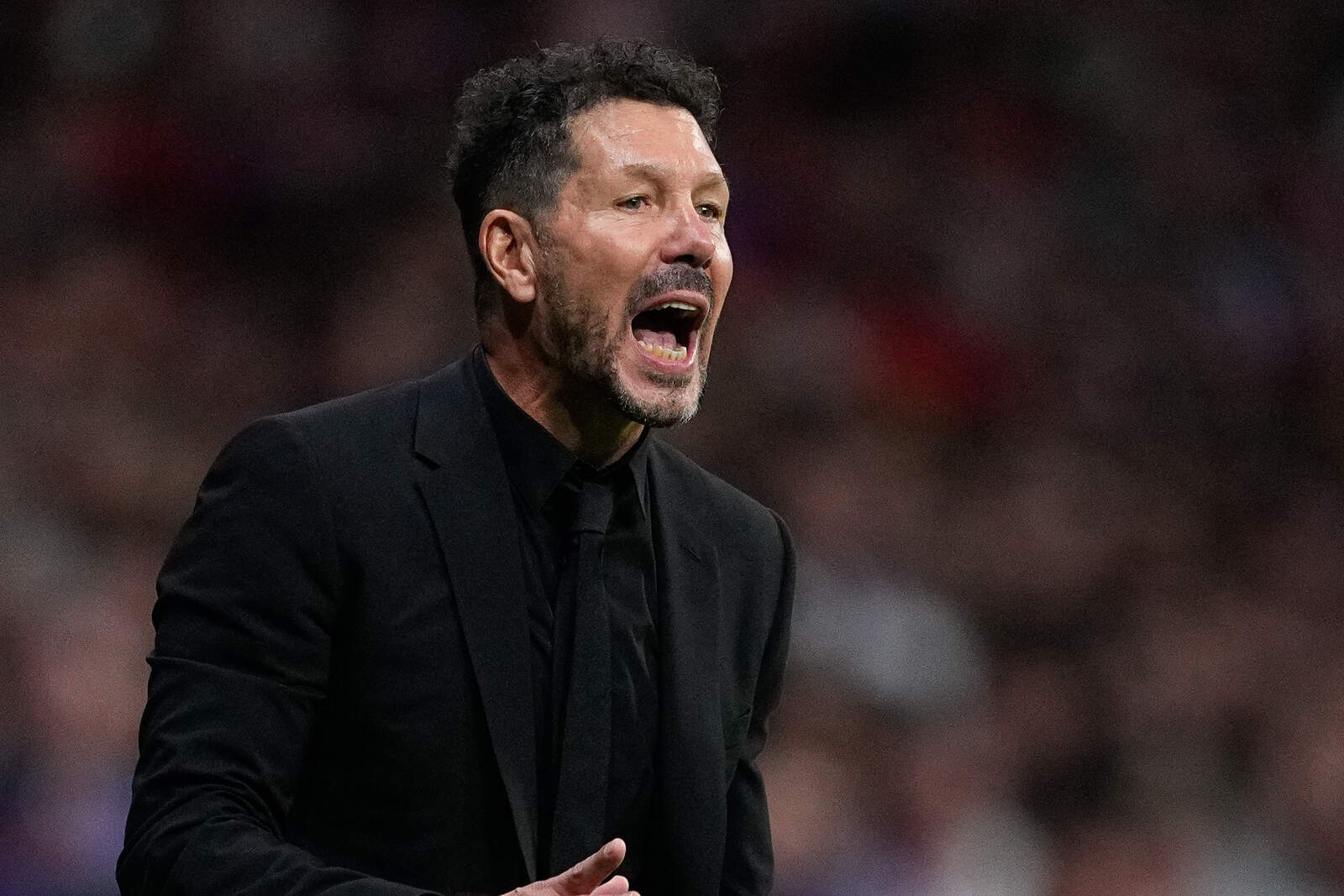 Simeone en el derbi