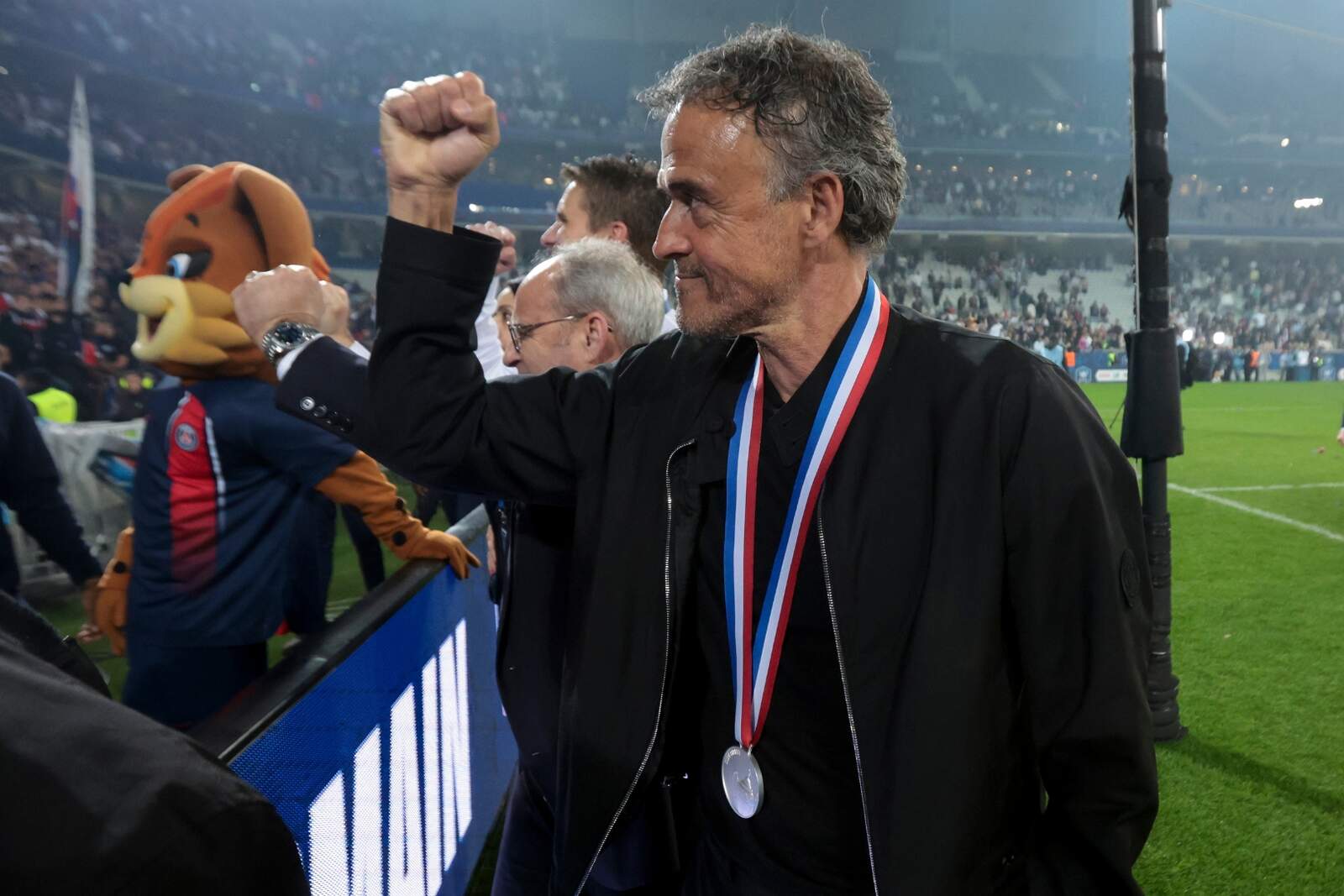 Luis Enrique tras ganar la Copa de Francia