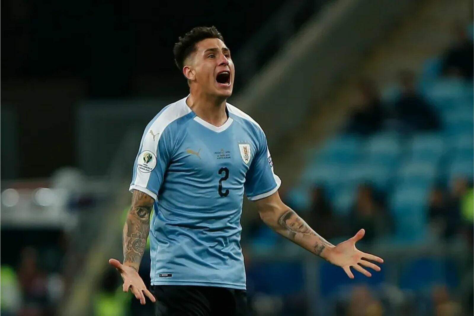 Giménez con Uruguay