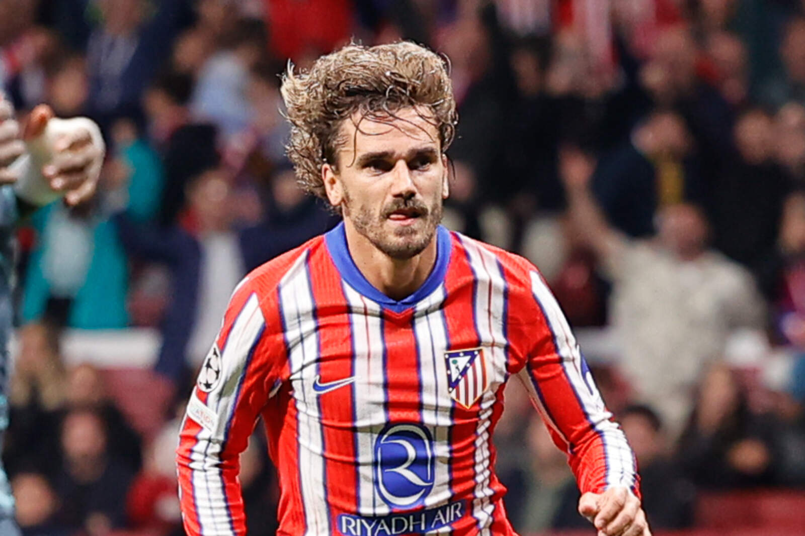 Antoine Griezmann celebrando con el Atlético de Madrid