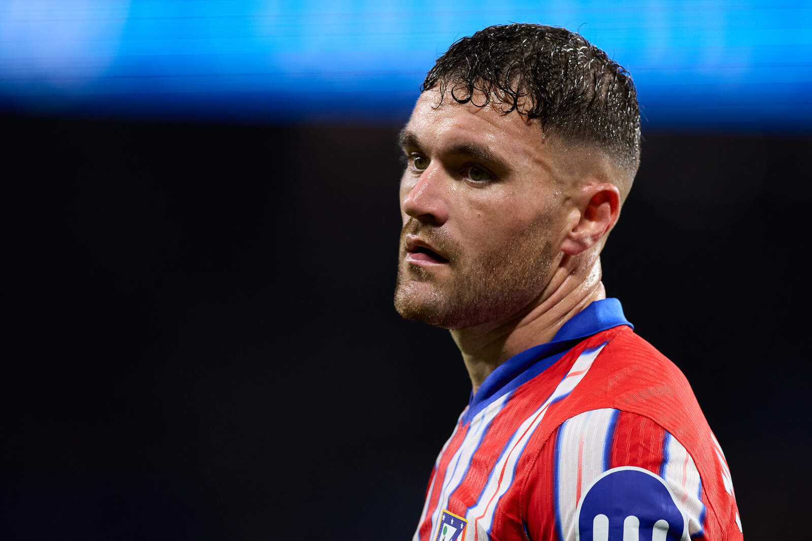 Javi Galán con el Atlético de Madrid