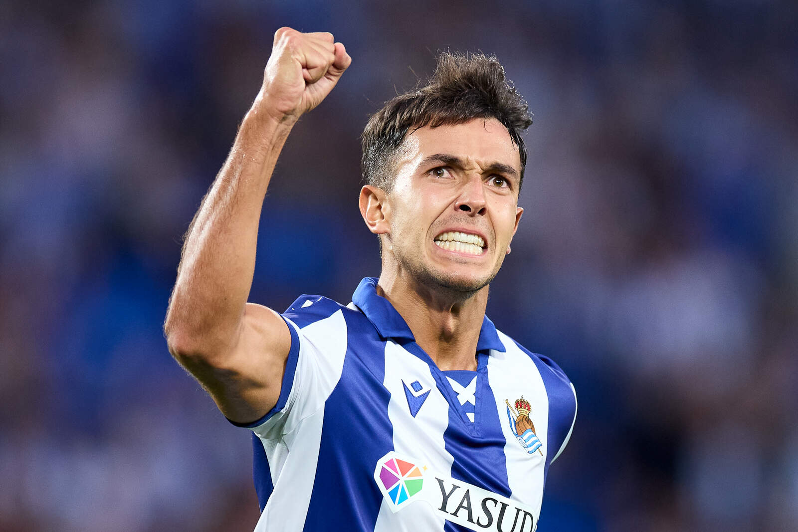 Zubimendi en un partido
