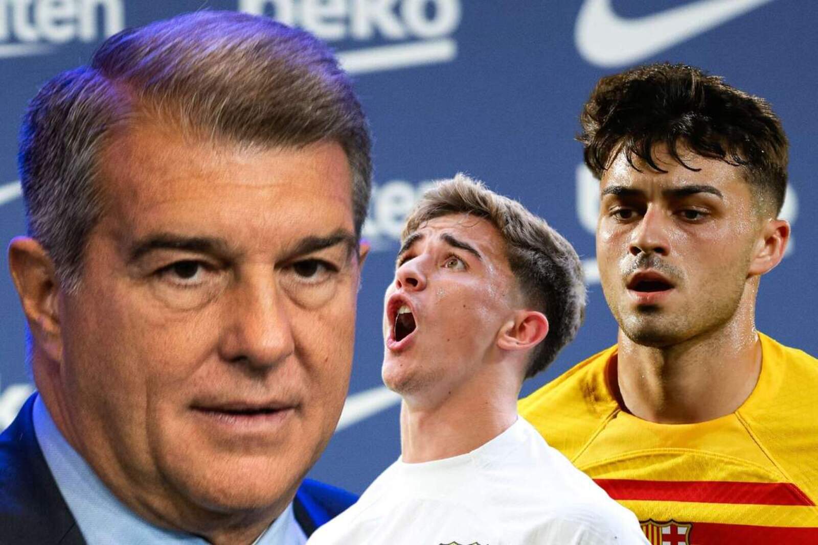 Pedri y Gavi se lo piden a Laporta