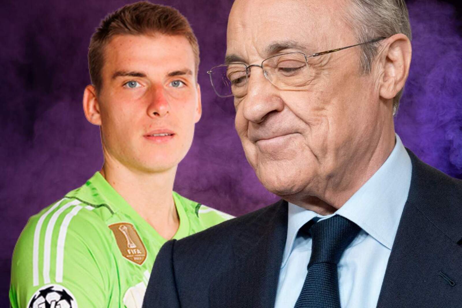 Florentino no tendría reparos en vender a Lunin