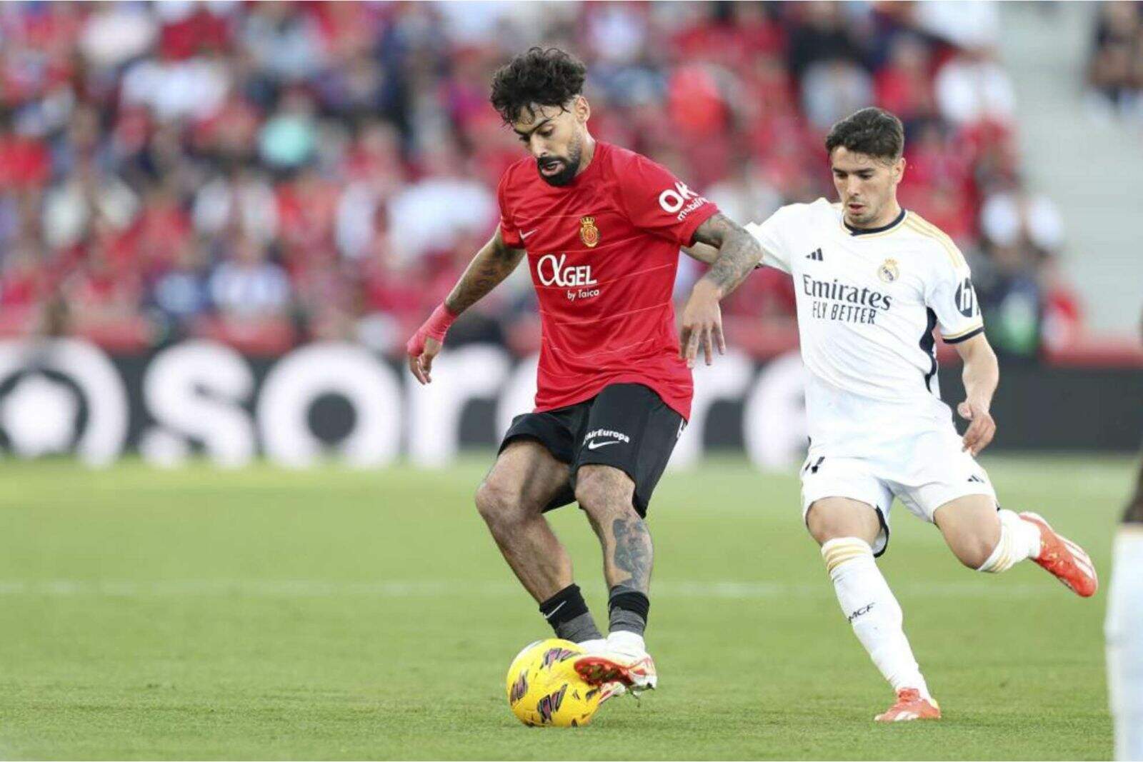 Samú Costa con el Mallorca
