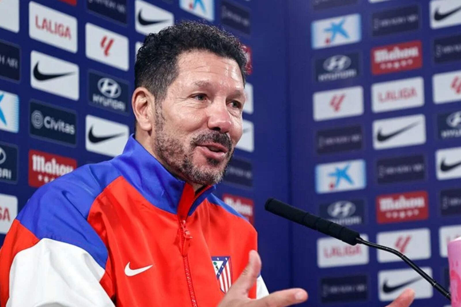 Simeone en sala de prensa | Fuente: (@Atleti)