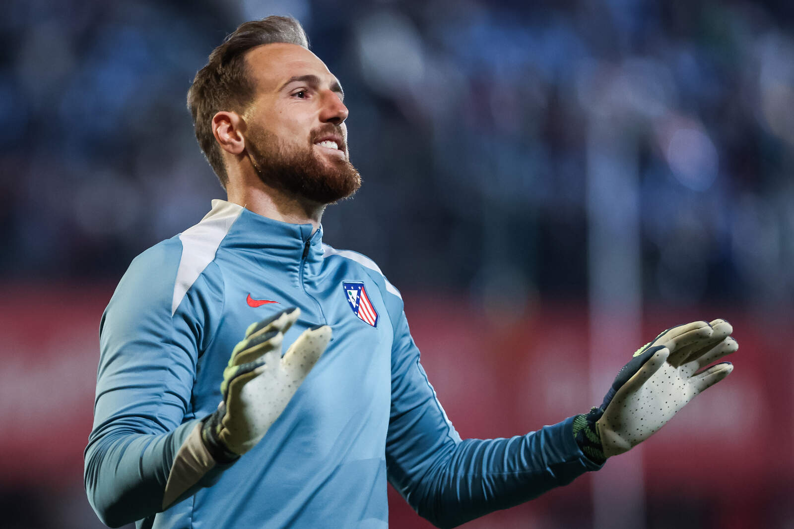 Oblak antes del partido