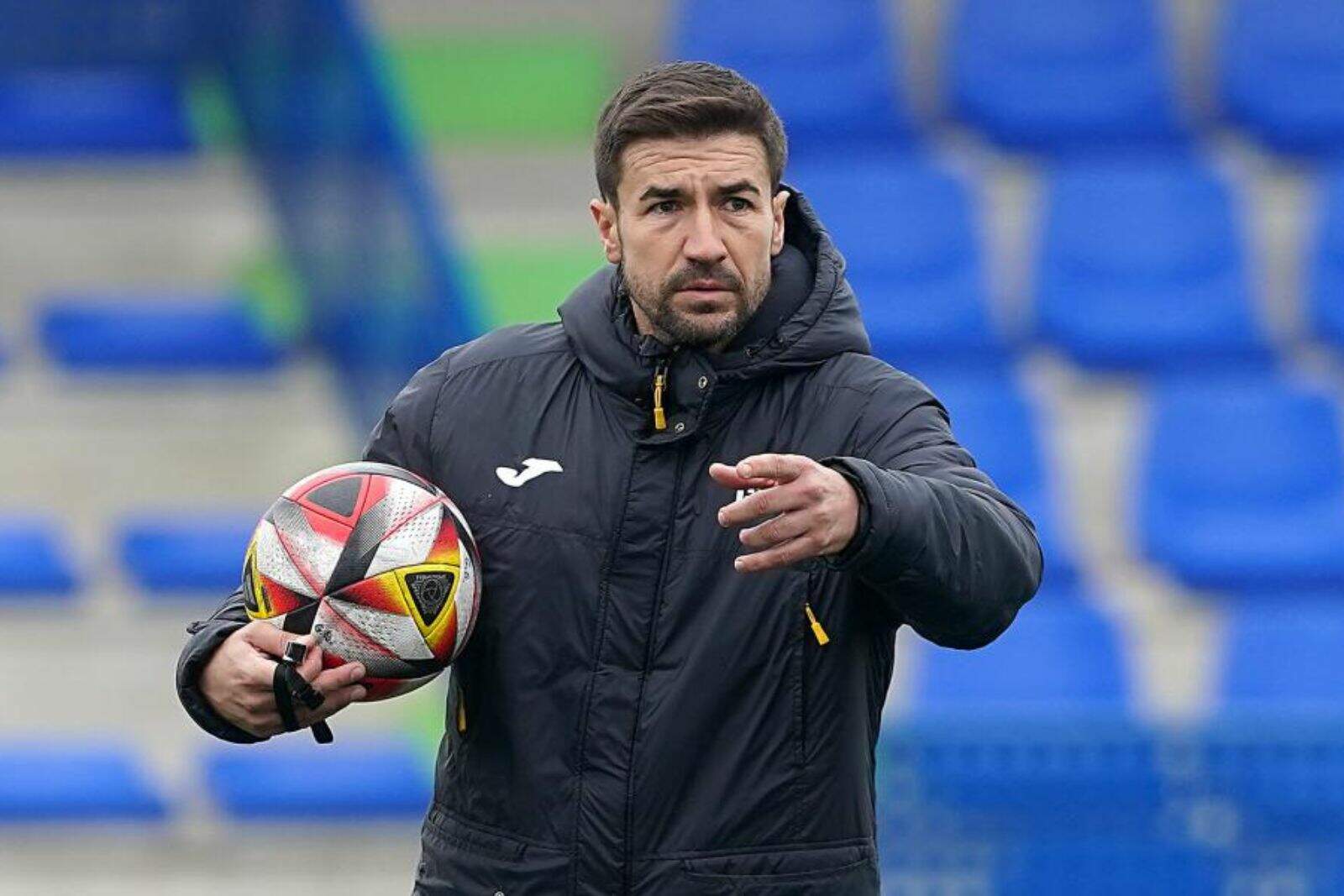 Gabi en un entrenamiento | Fuente: @Real Zaragoza