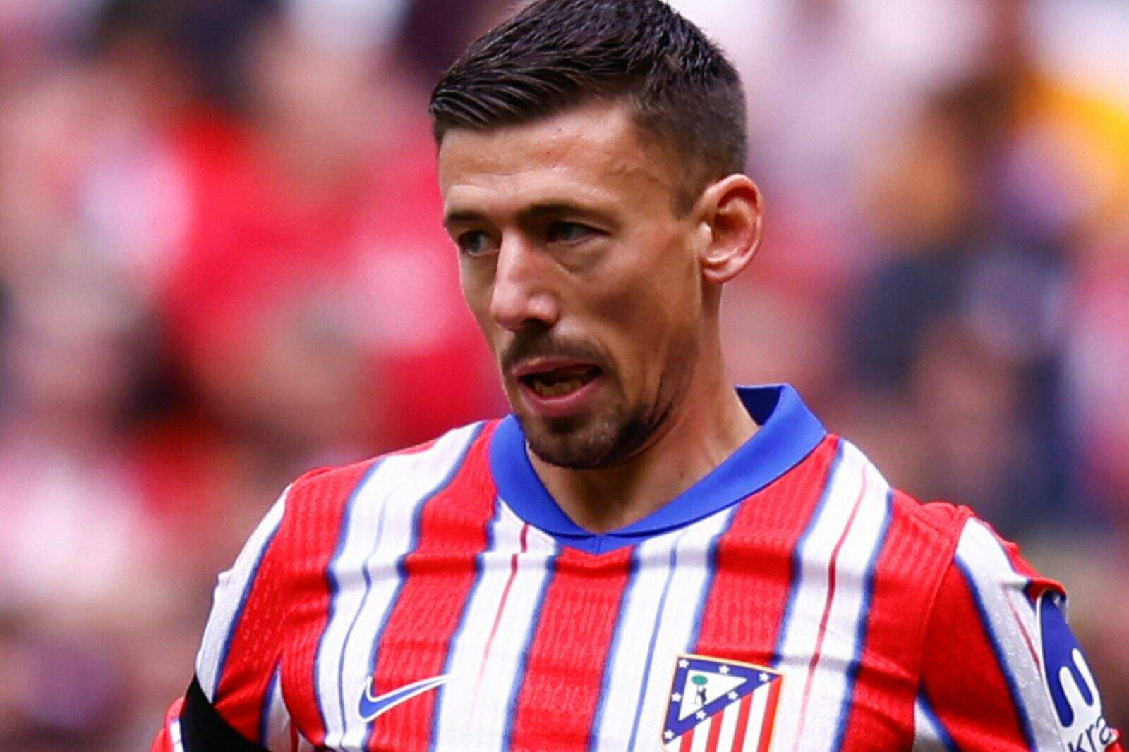 Lenglet en el partido