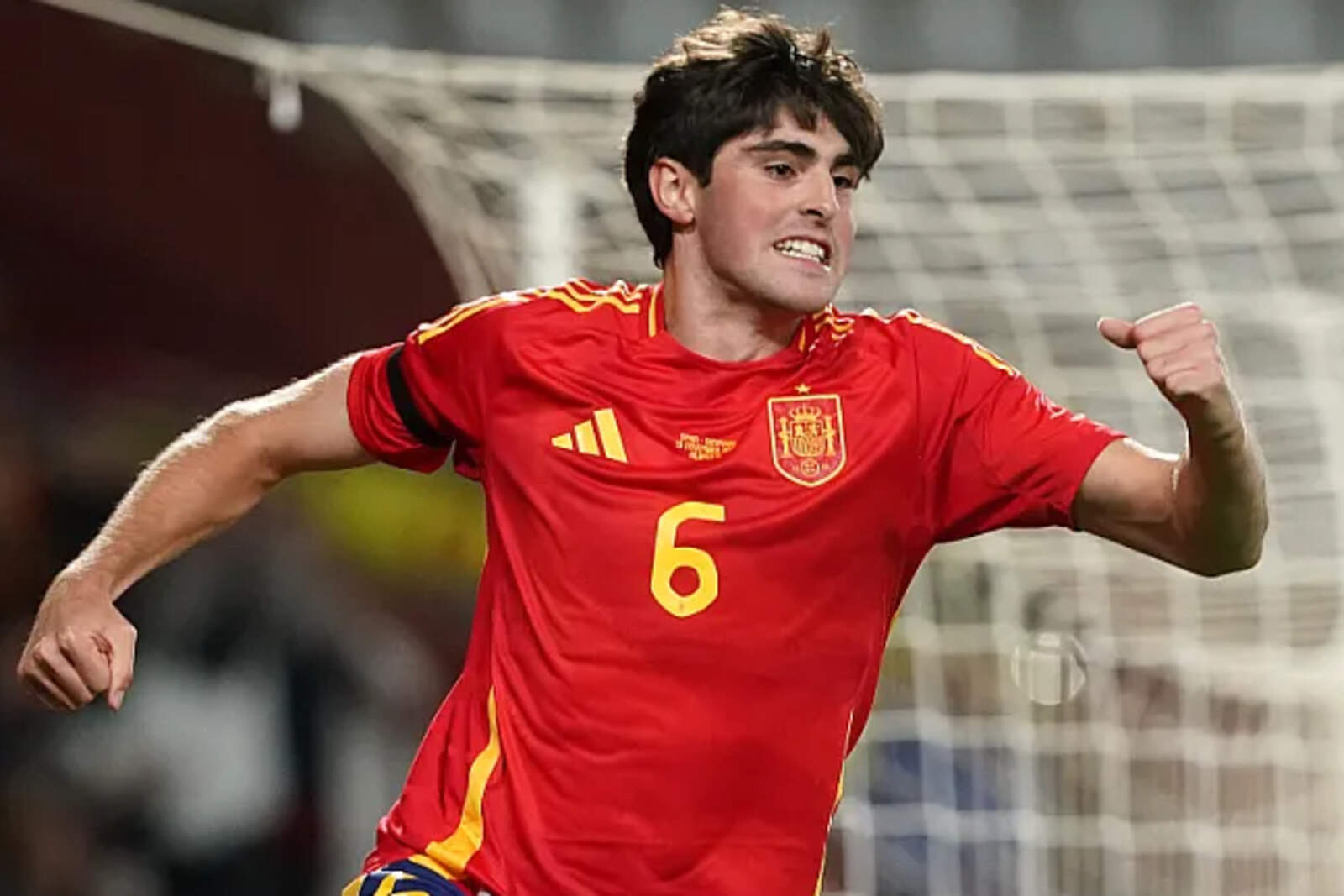 Javi Guerra con la Selección Española