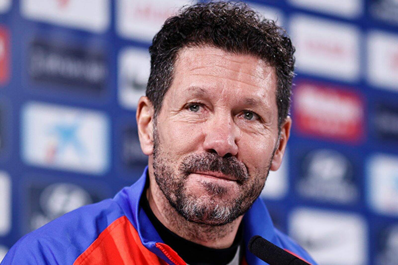 Simeone durante una conferencia de prensa | Fuente: (@Atleti)