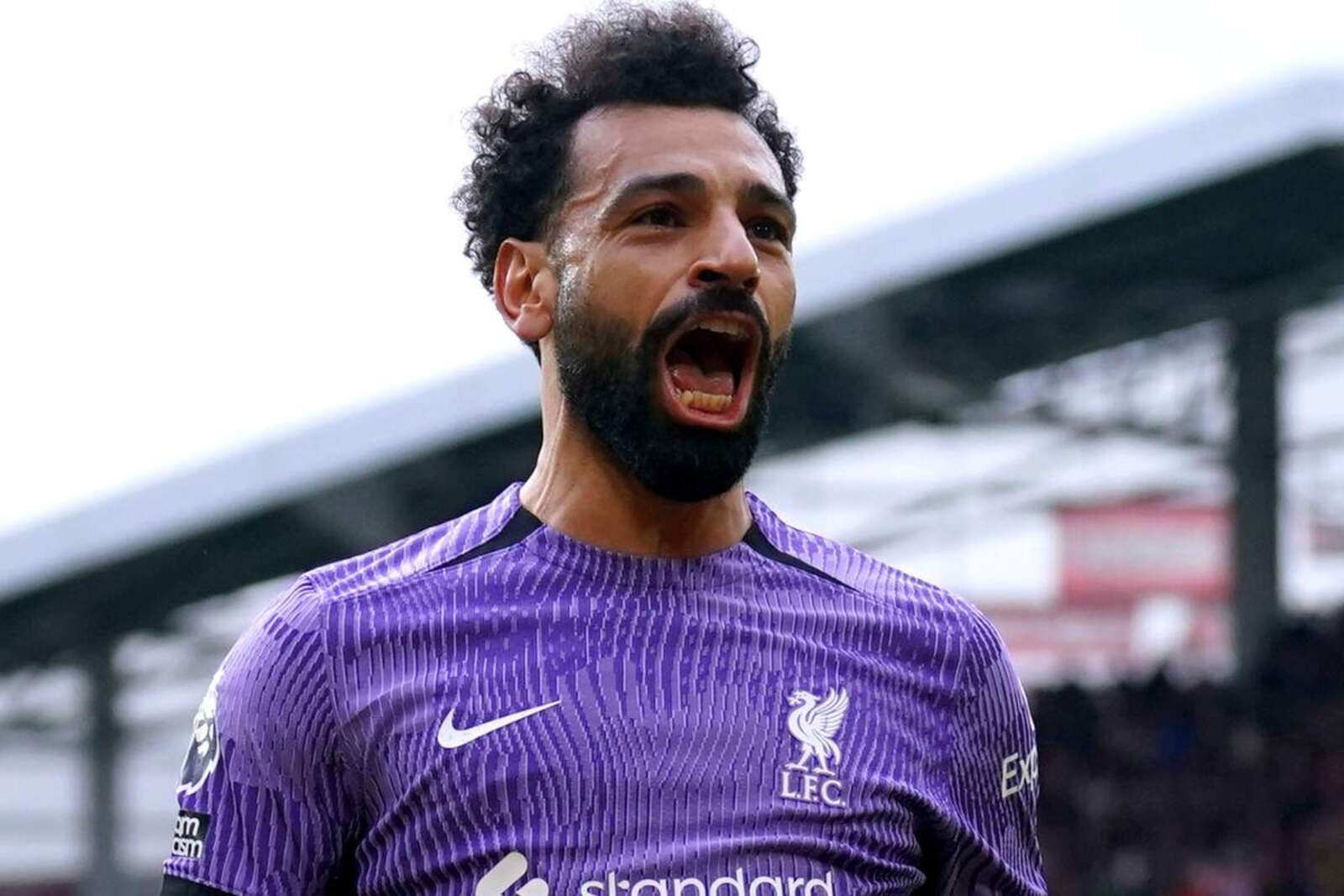 Mohamed Salah con el Liverpool