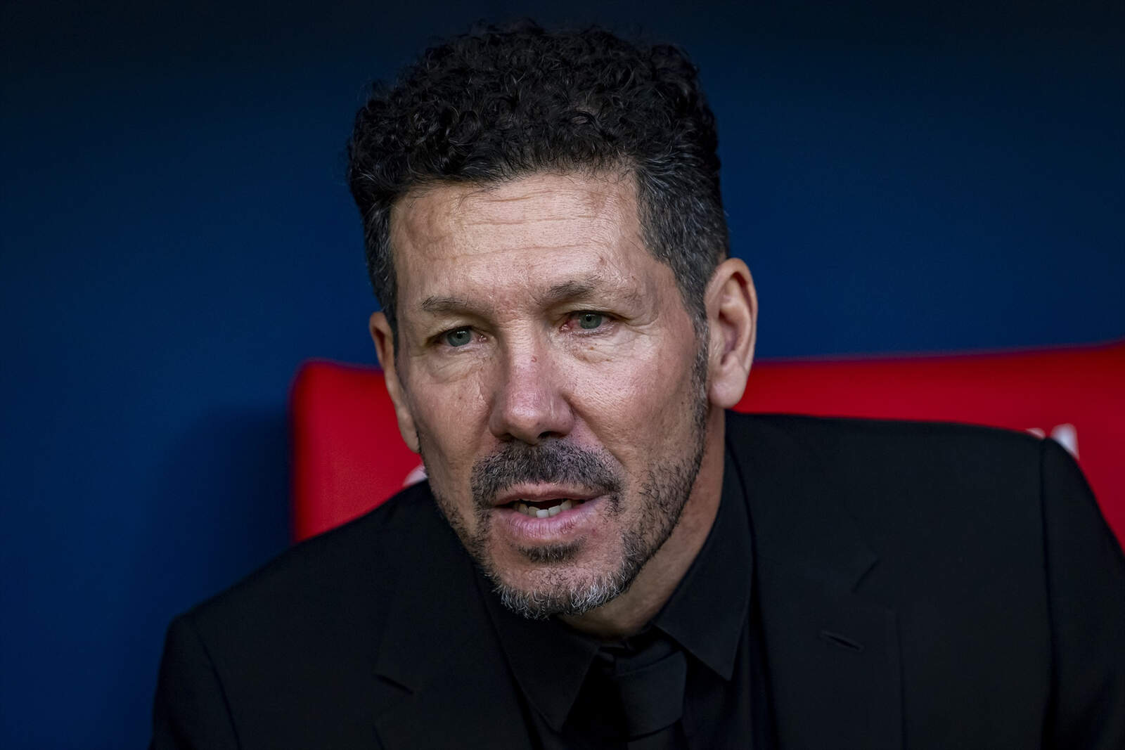 La felicidad de Simeone tras golear en Pucela