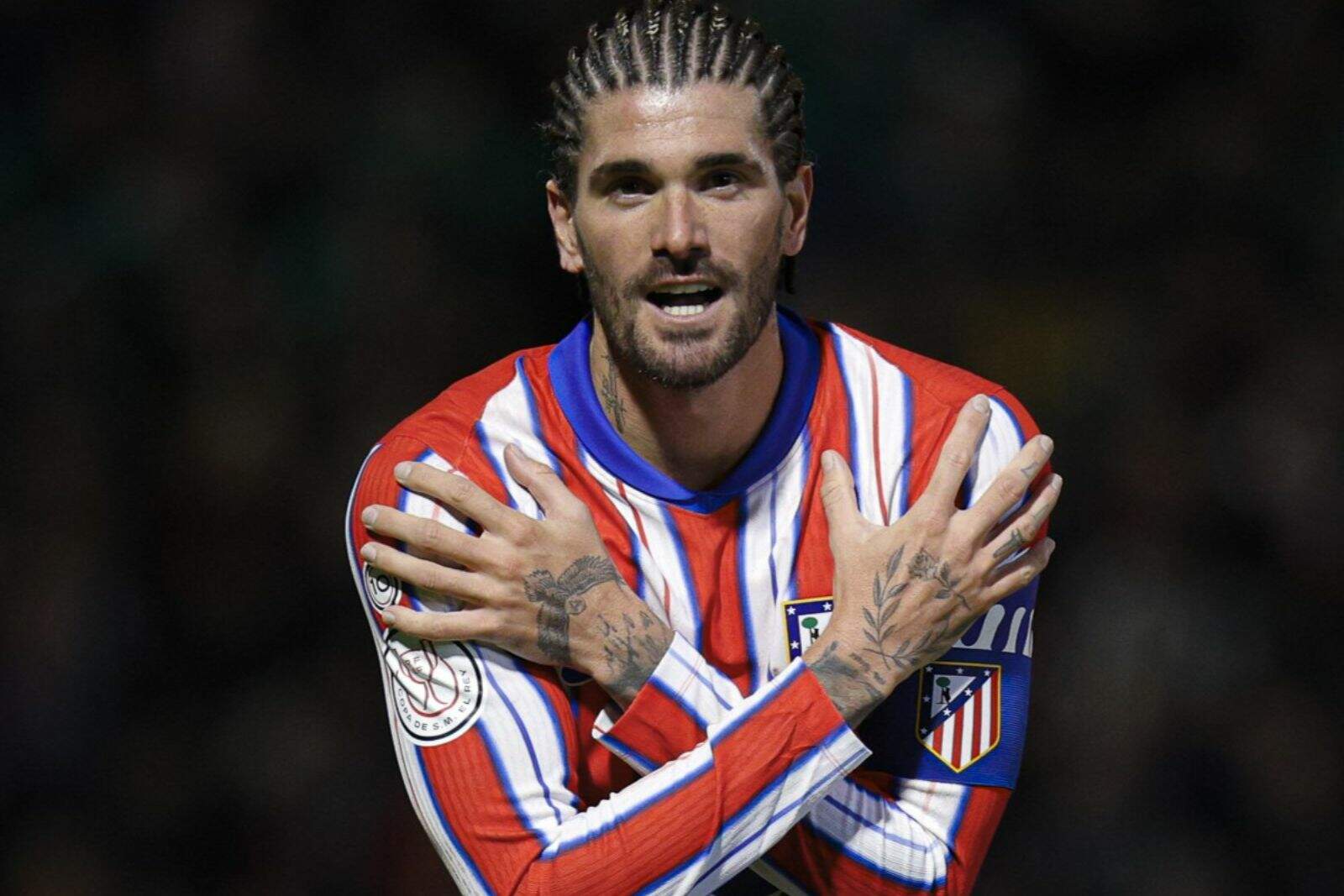 De Paul celebrando un gol