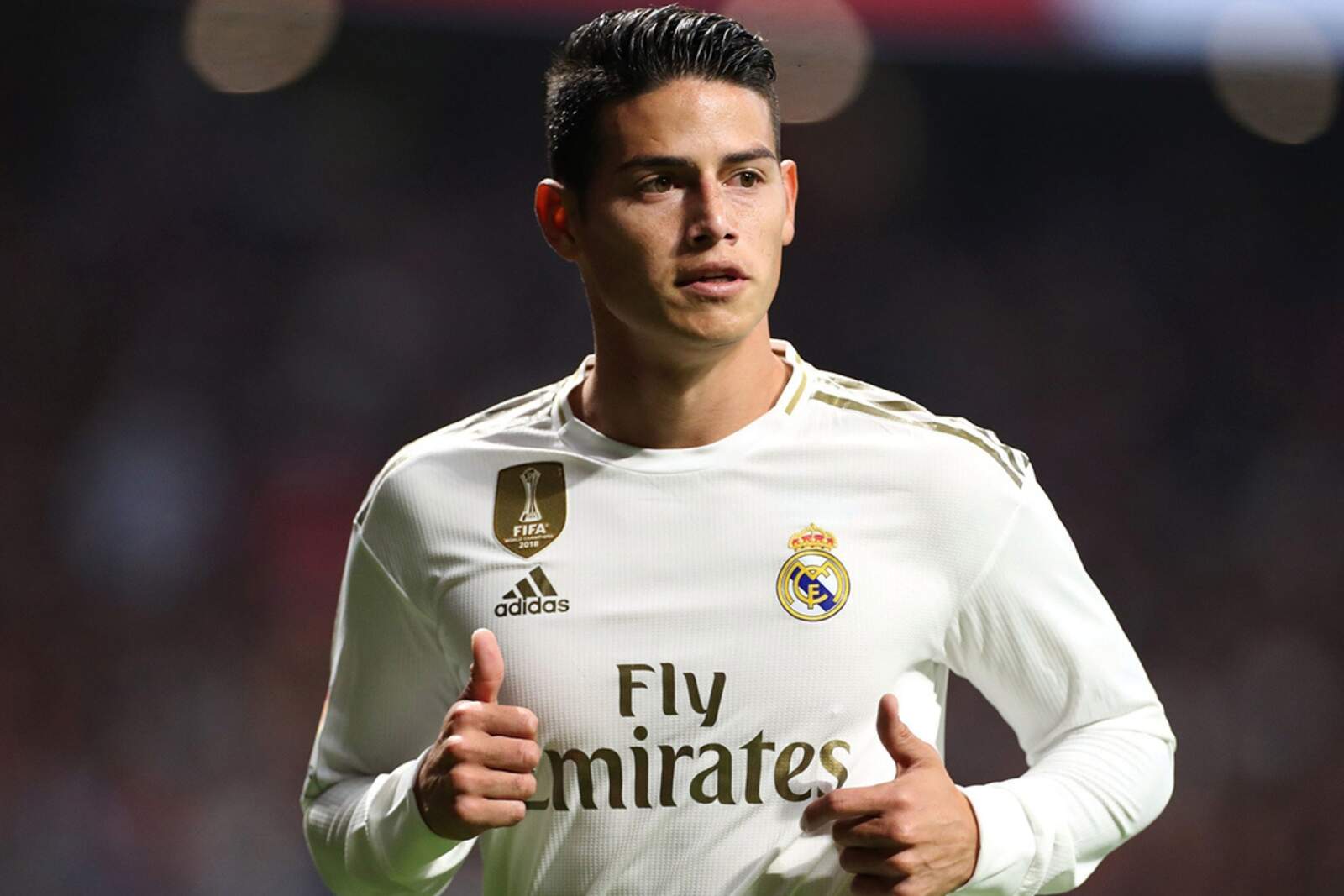 James Rodríguez con el Real Madrid
