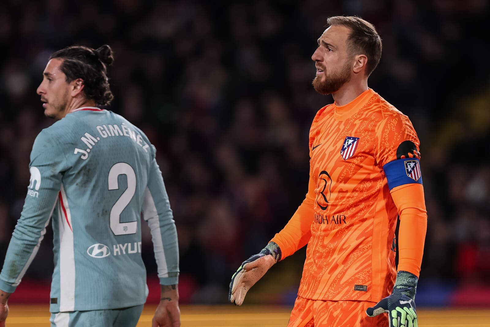 Oblak en un partido