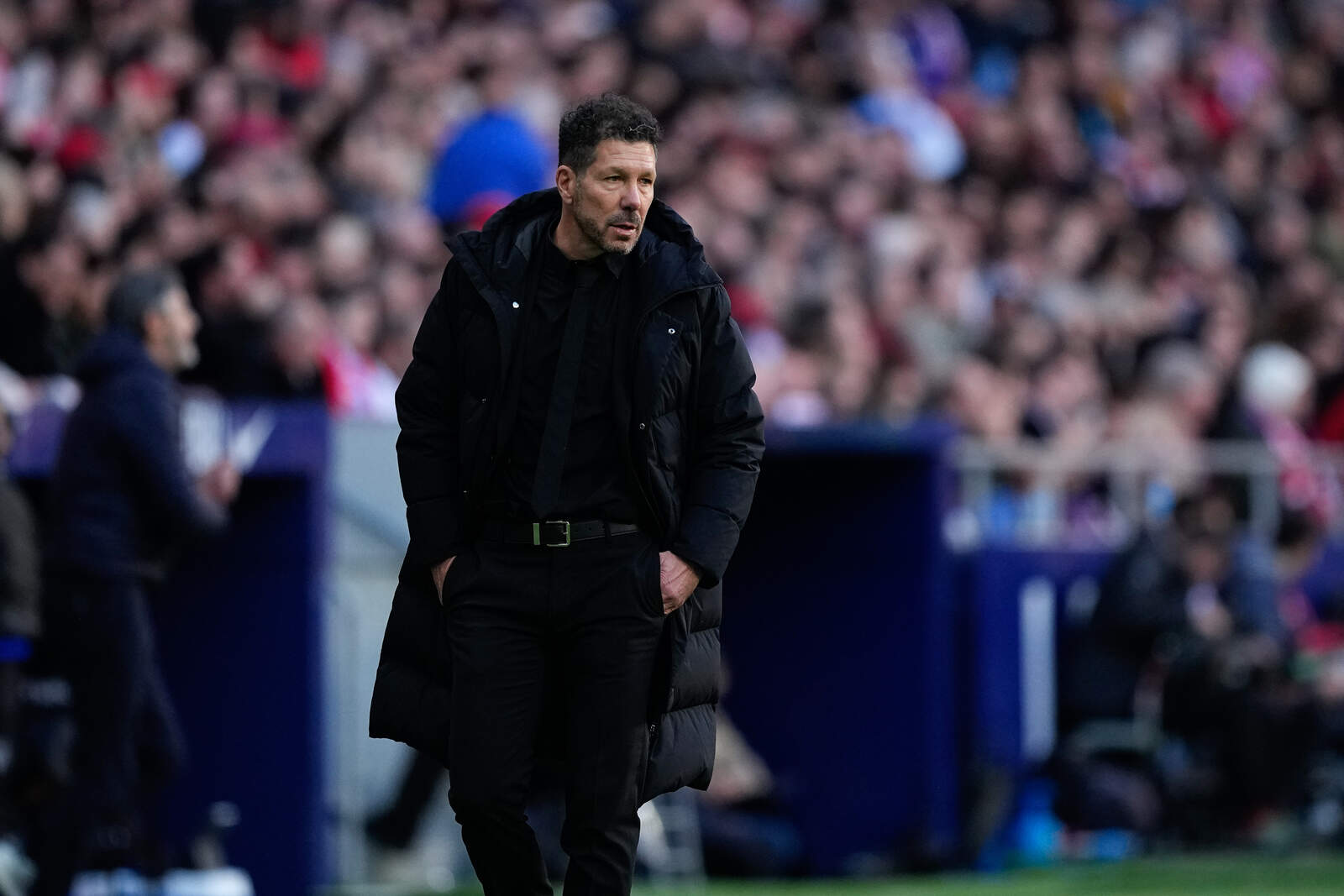 Simeone en un partido