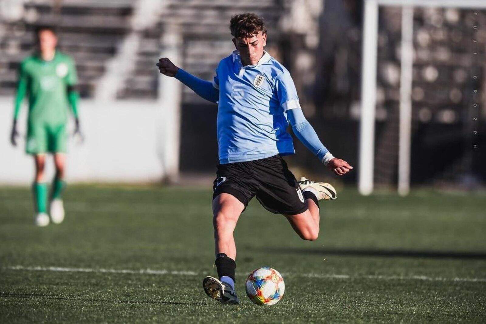 Juan Rodríguez con Uruguay