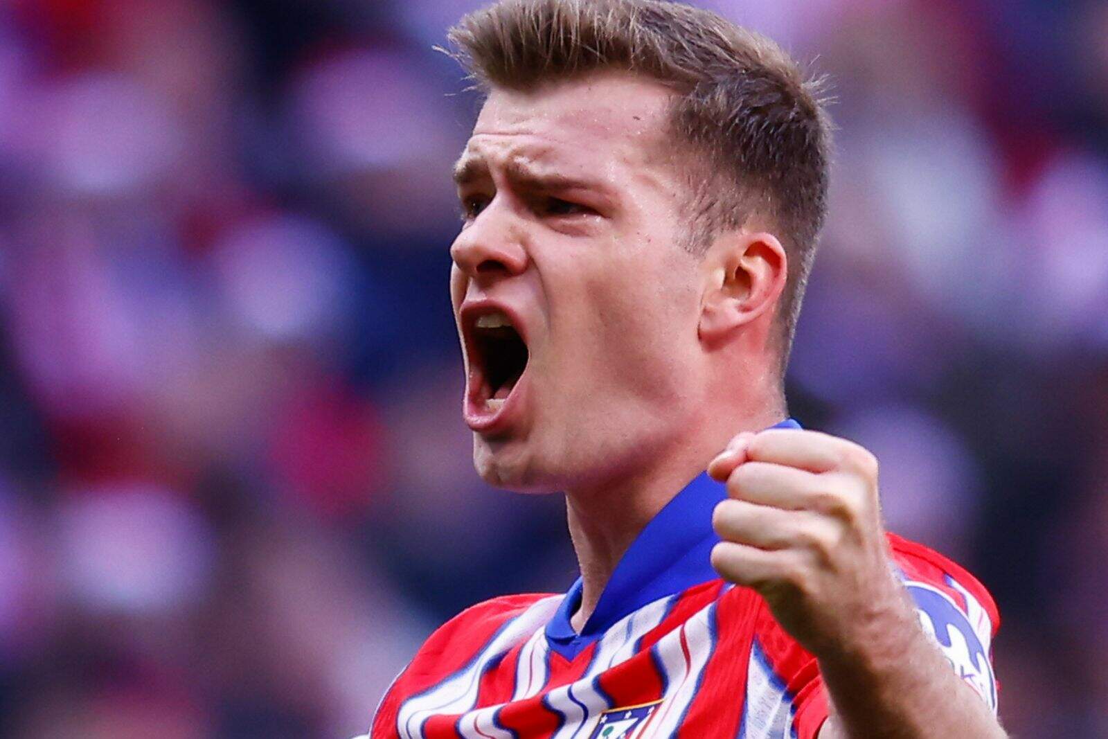 Alexander Sorloth celebrando un gol