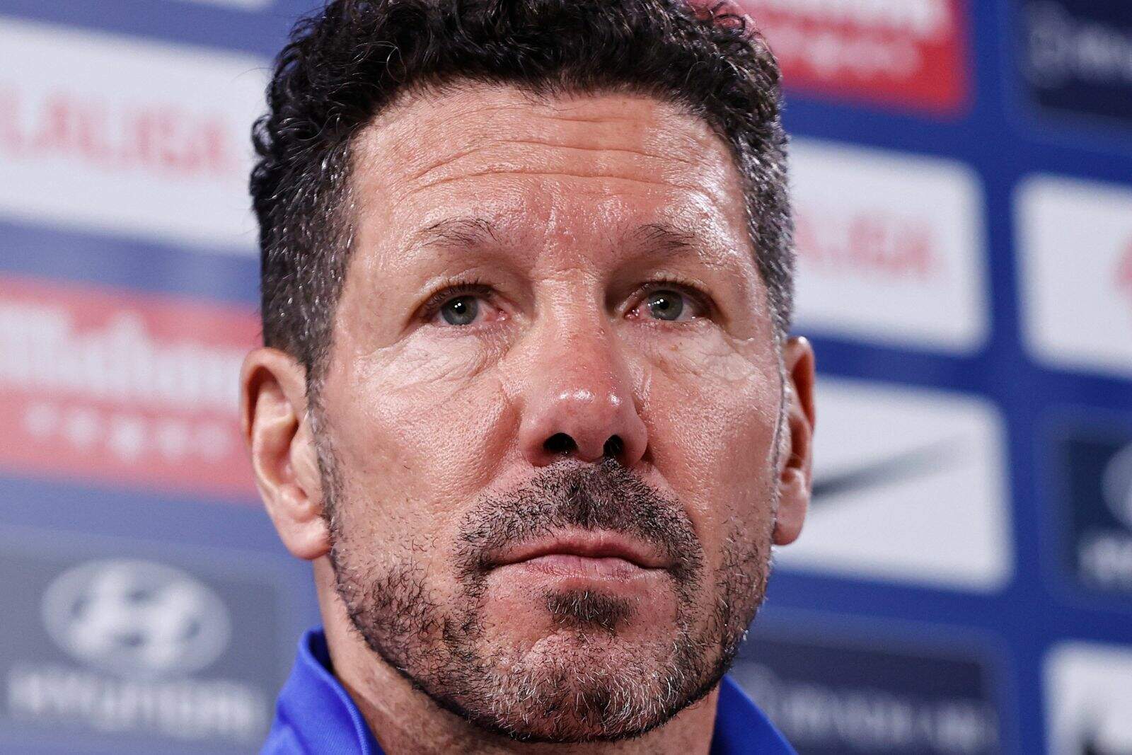 Simeone en la sala de prensa | Fuente: (@Atleti)