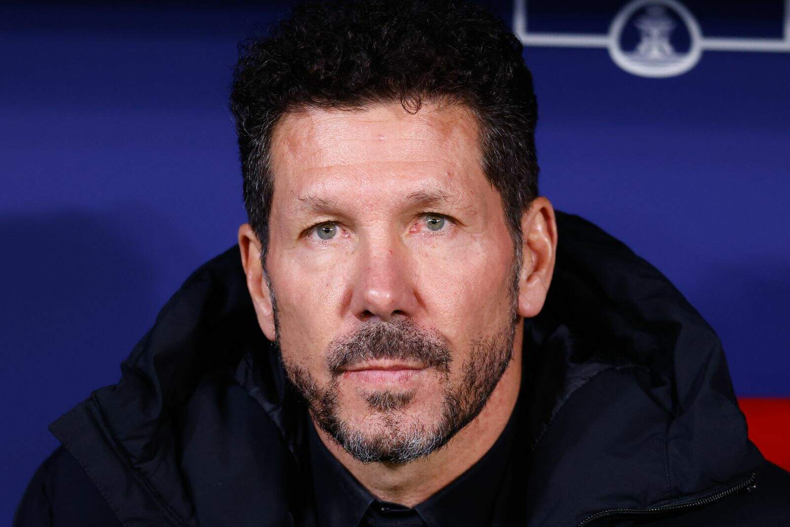 Simeone en un partido