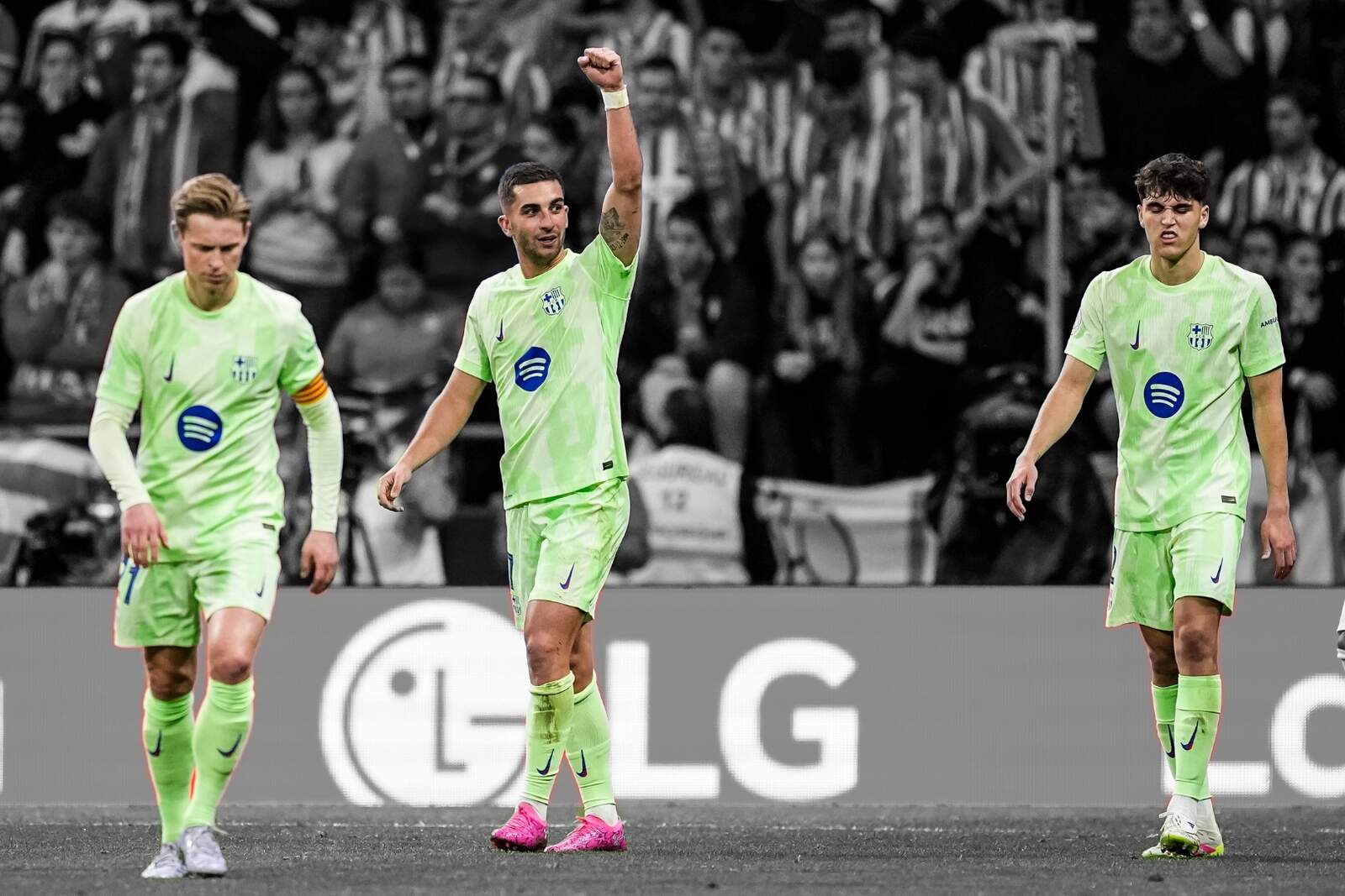 Ferran celebrando su gol