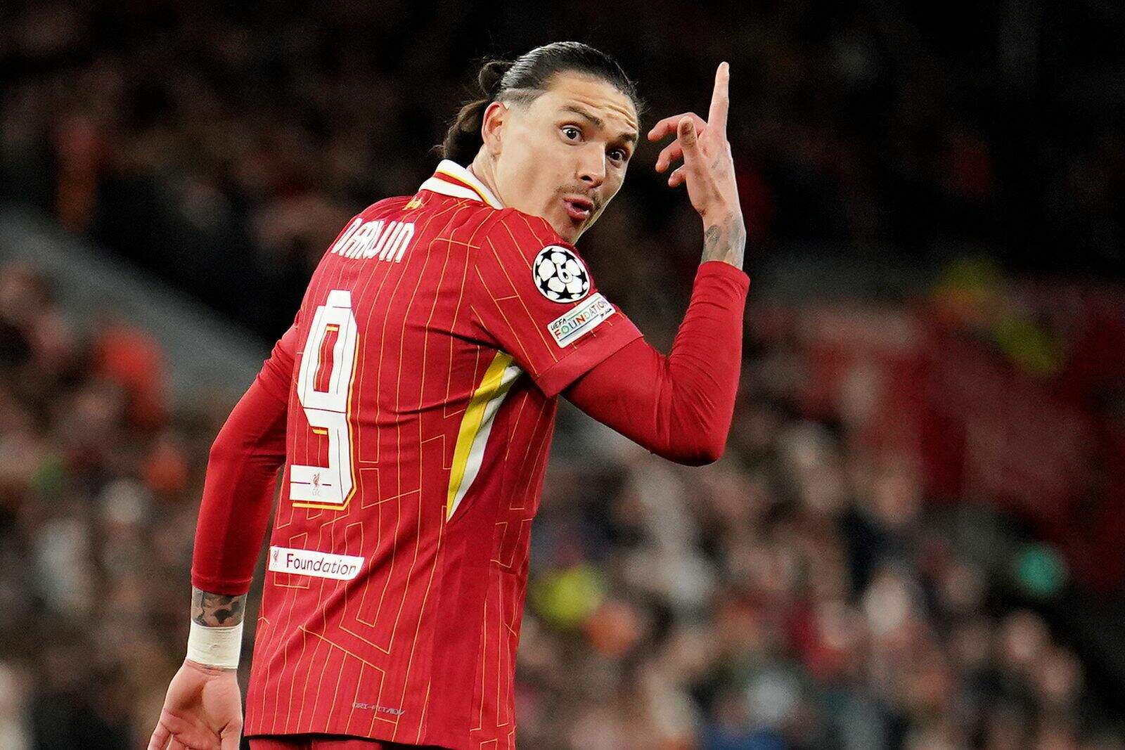 Darwin durante un partido