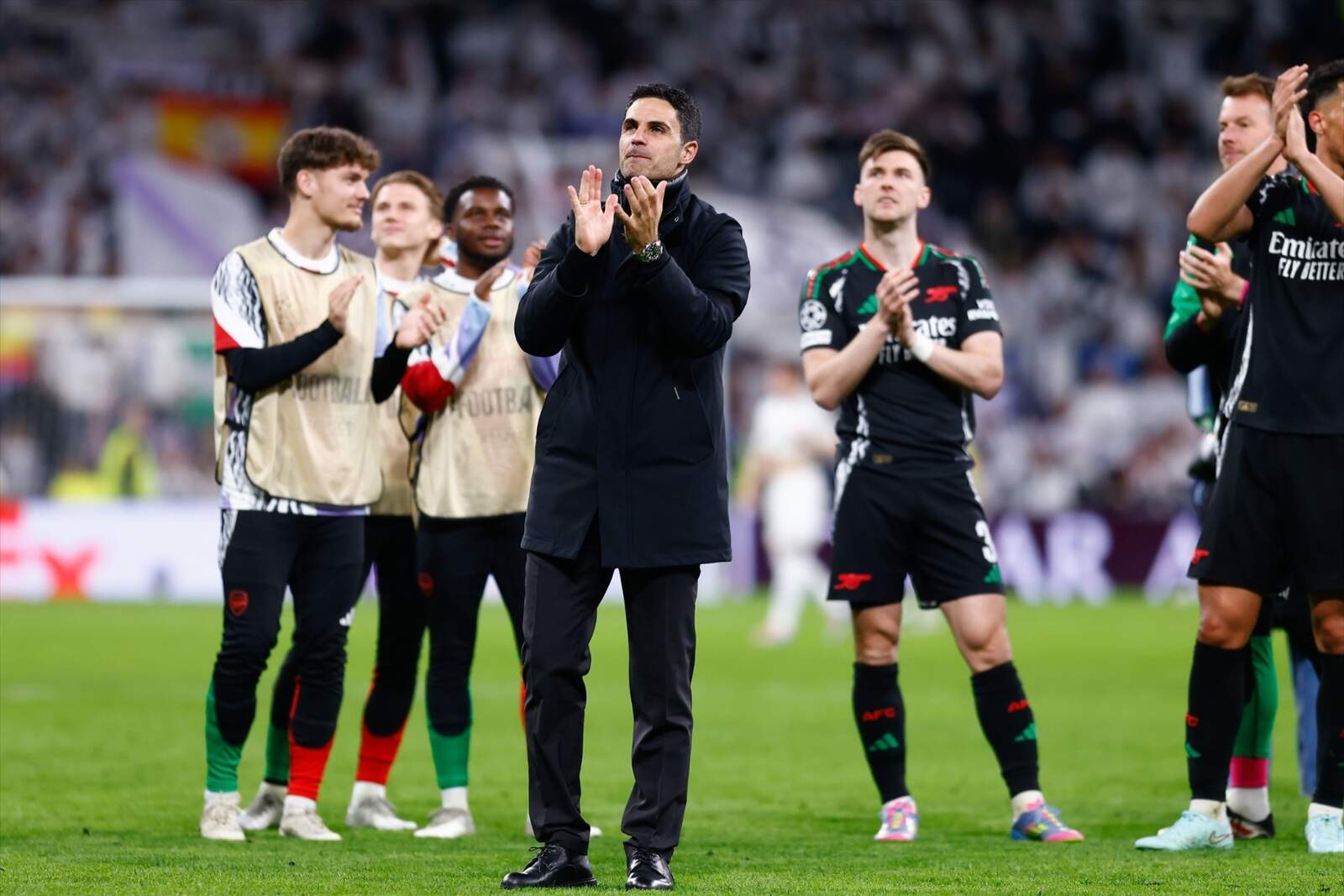 Mikel Arteta en un partido