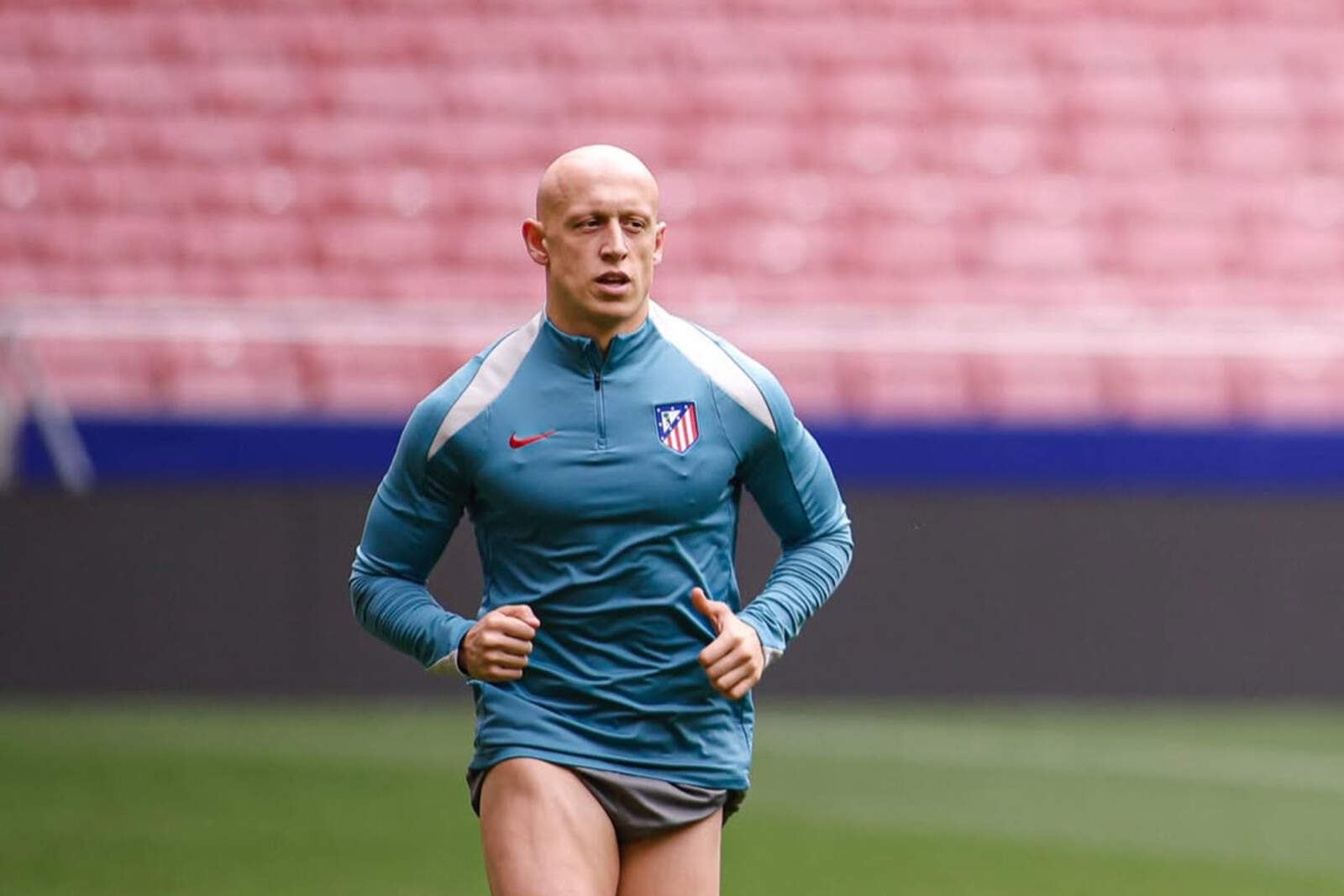 Mollejo, entrenando en solitario