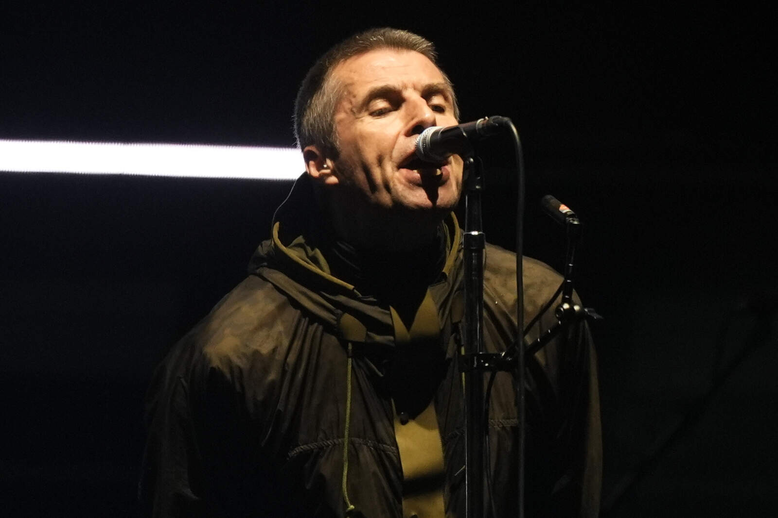 Liam Gallagher en el concierto de Cardiff