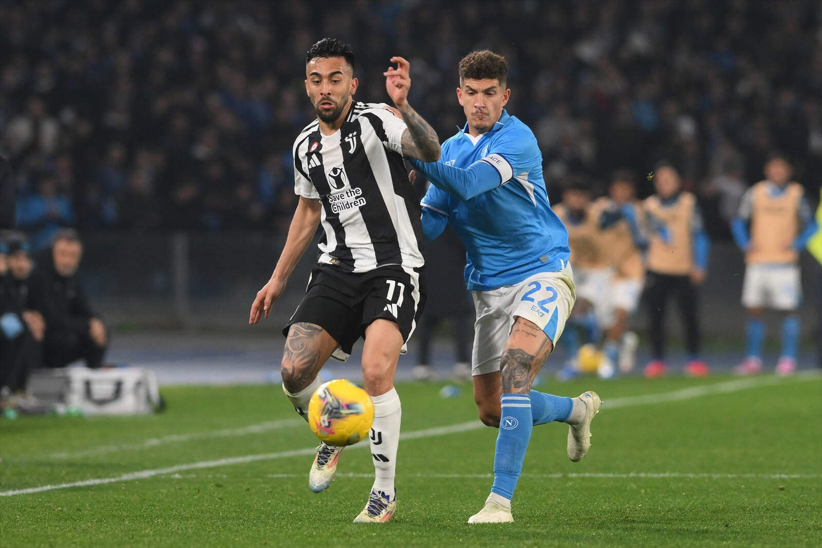 Nico González en la Juventus