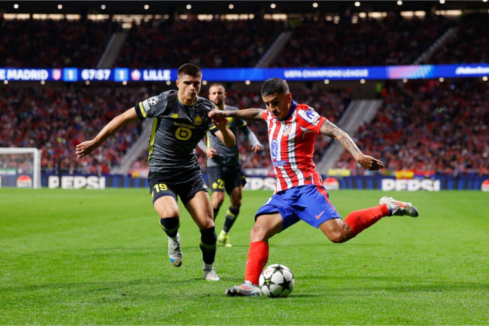 Fernández-Pardo ante el Atlético de Madrid