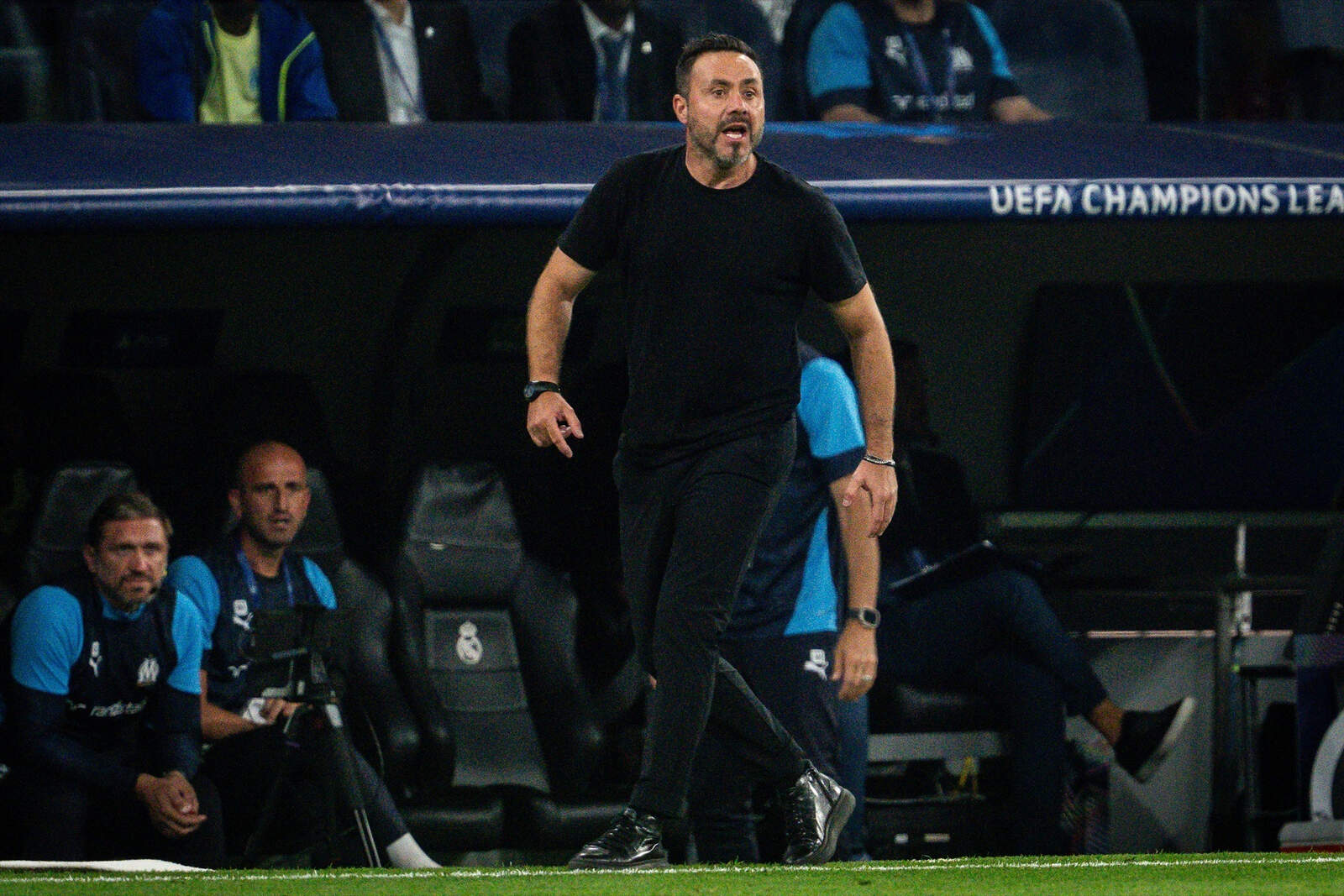 De Zerbi en el Bernabéu