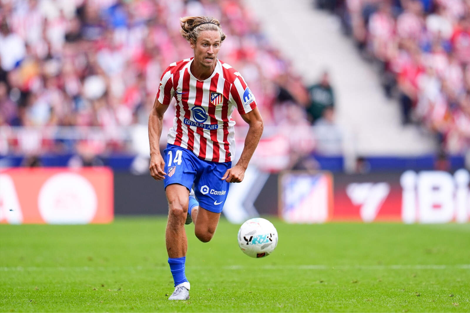 Llorente durante un partido