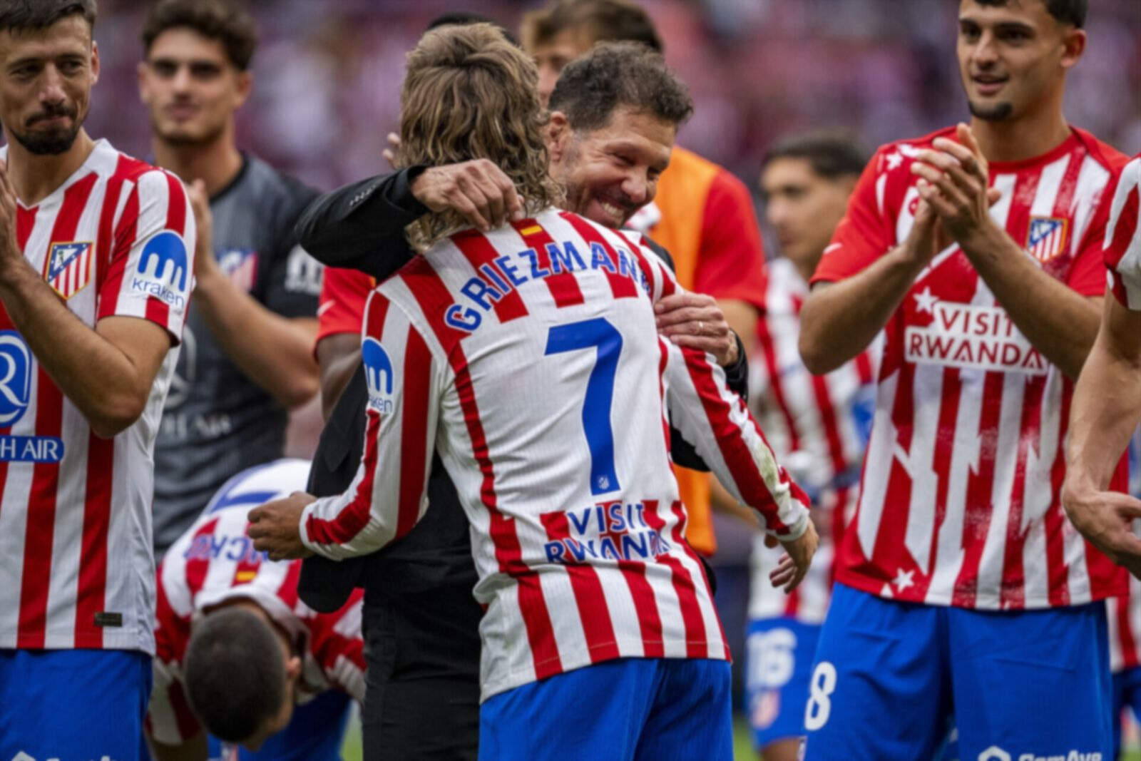 Griezmann con Simeone